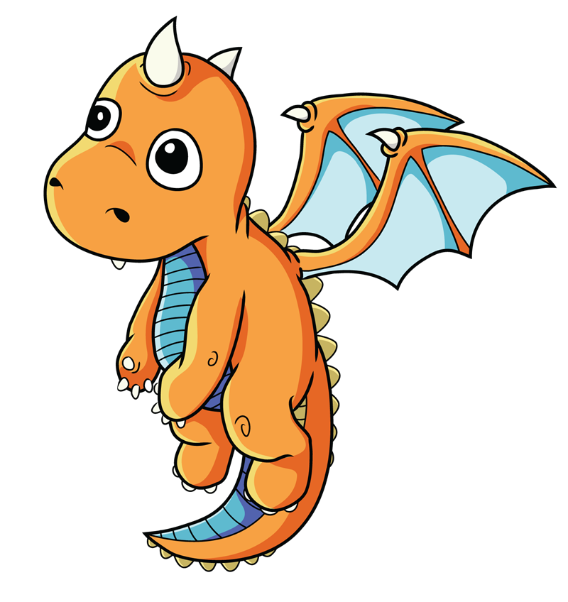 Images Of Animated Dragons Clipart Best