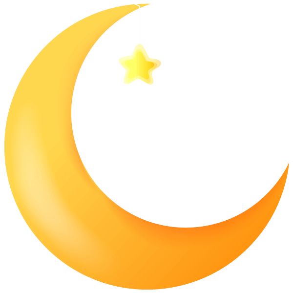 Moon cartoon clipart