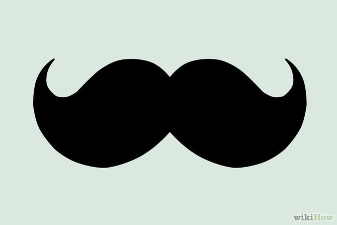 4 Ways to Draw a Mustache - wikiHow