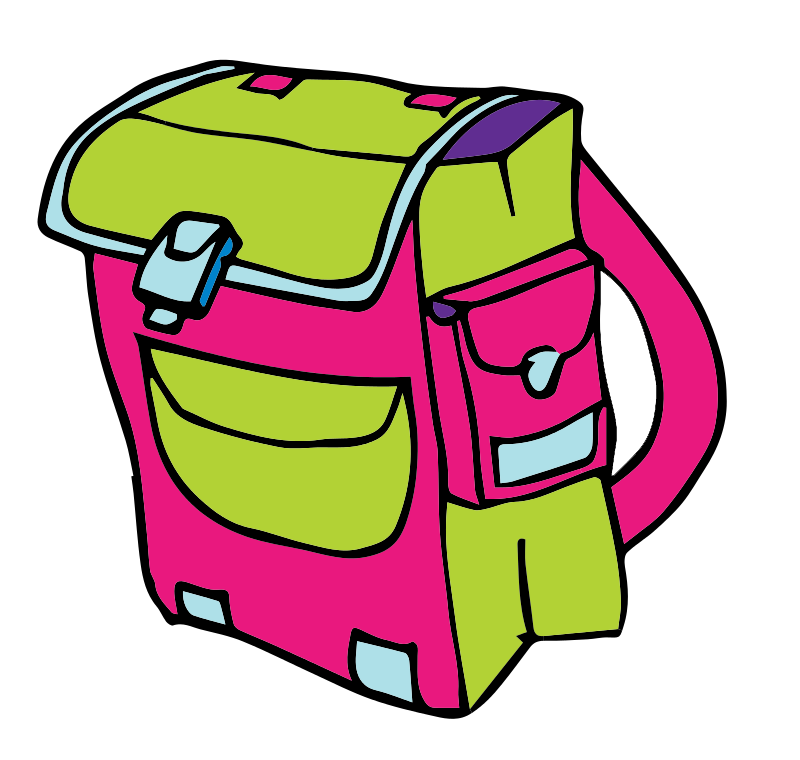 Free Backpack Clipart Image - 10110, Free Cartoon School Backpack ...