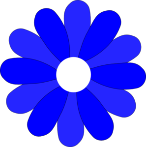 Blue Daisy Clip Art – Clipart Free Download