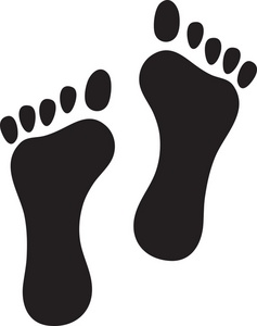 Footprint clipart