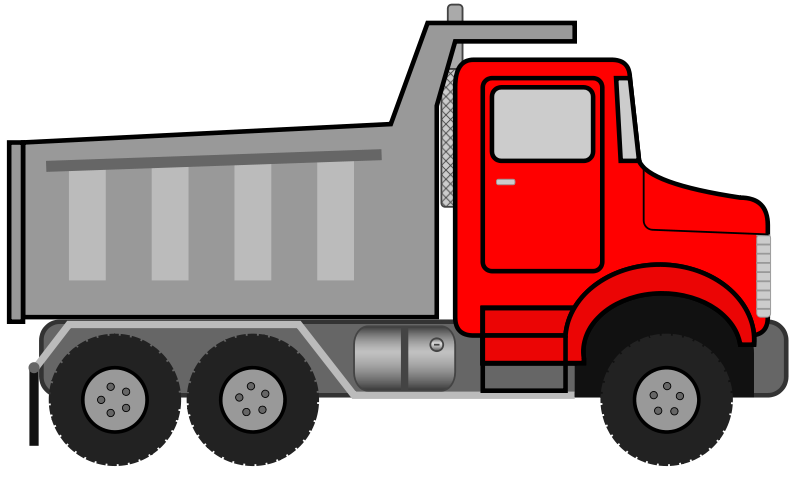 Clipart dump truck