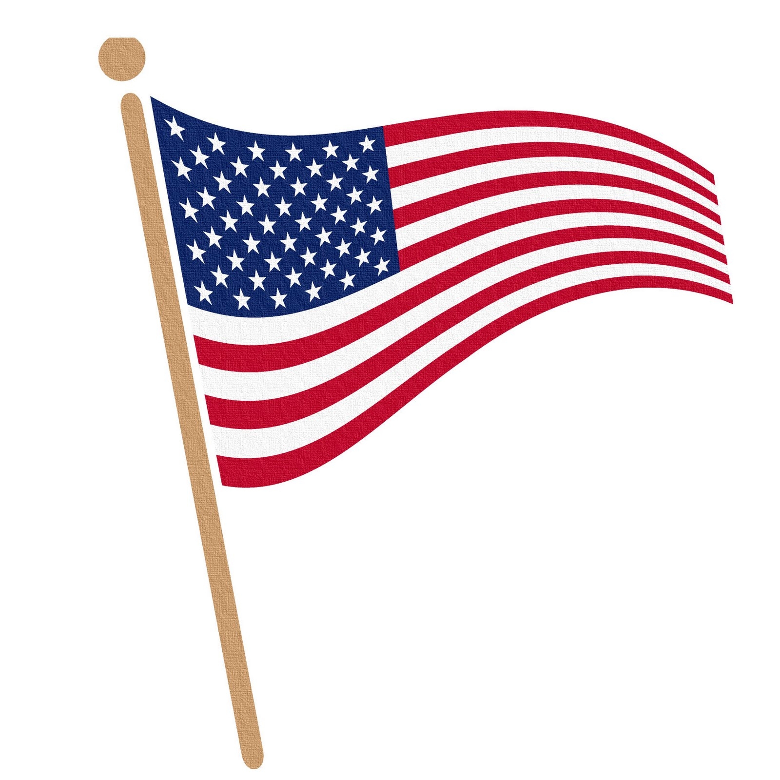 Usa Flag Waving Clipart Best