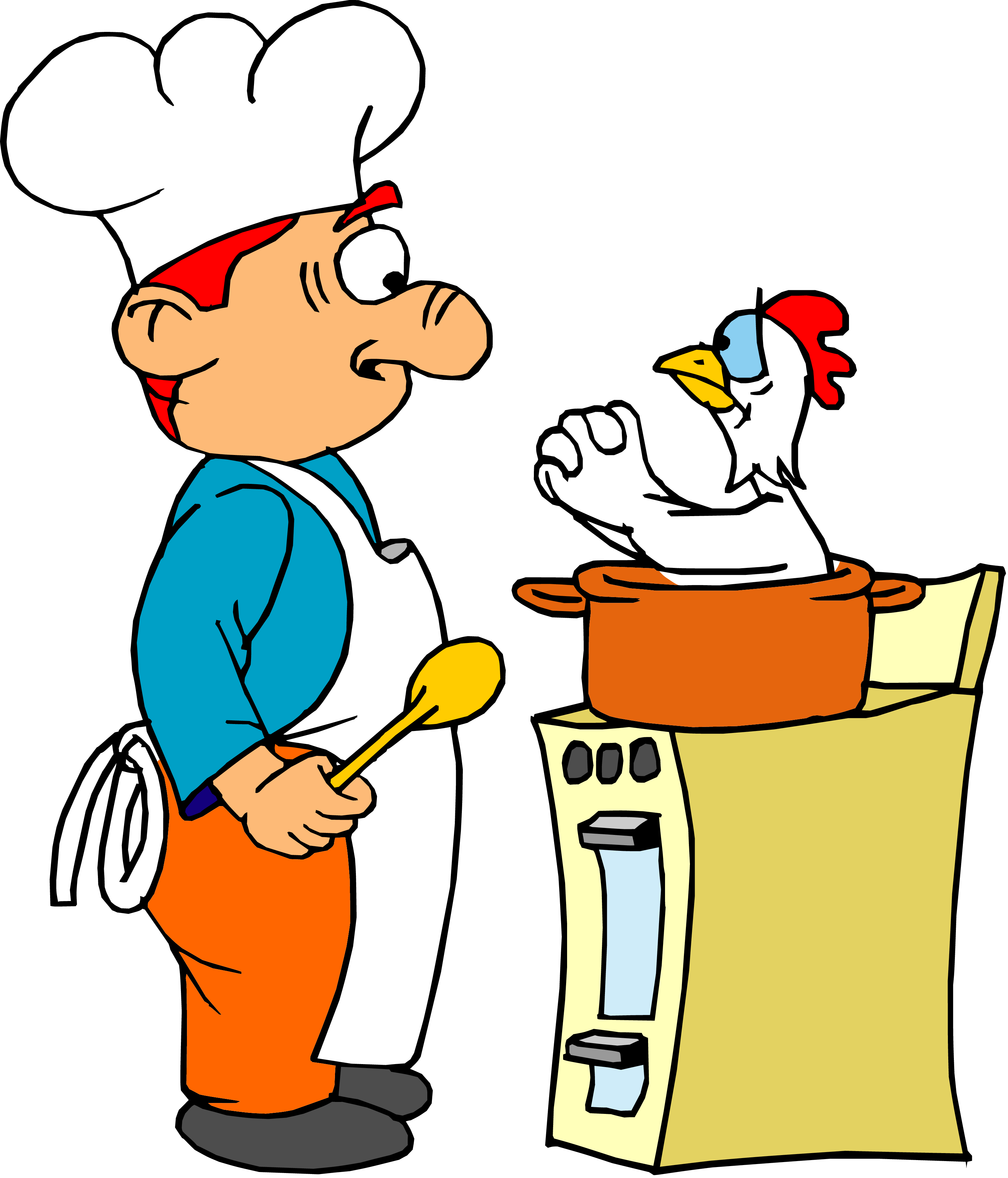 Cartoon Chefs Cooking - ClipArt Best
