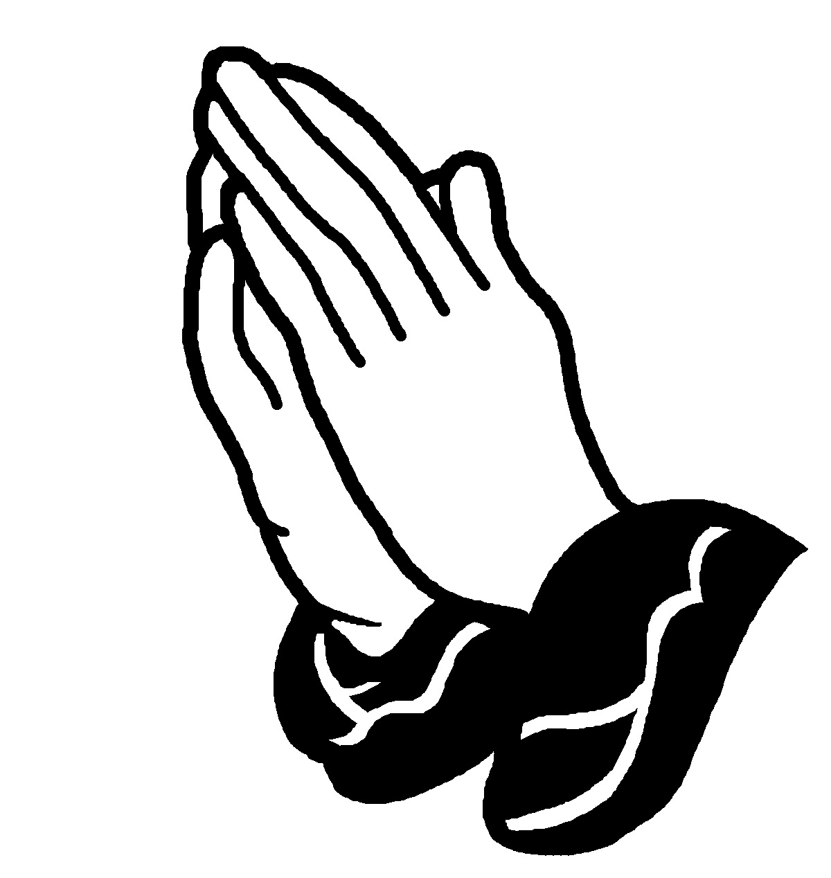 Both Hand Praying - ClipArt Best