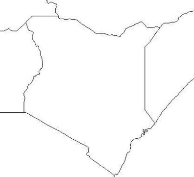 Kenya Outline Map Clipart - Free to use Clip Art Resource