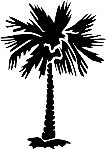 Palm Tree Silhouette Clip Art - Vector Clip Art Online, Royalty ...