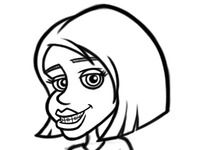 Dribbble - Teenage Girl Cartoon Character - Sketch / Fans