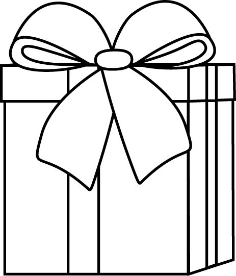 Gift Bag Clipart Black And White - Free Clipart Images