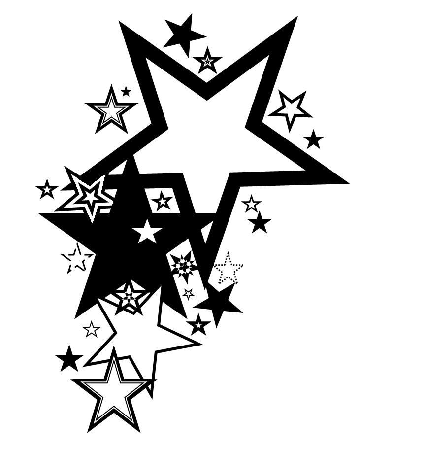 Best Black Star Tattoos Design