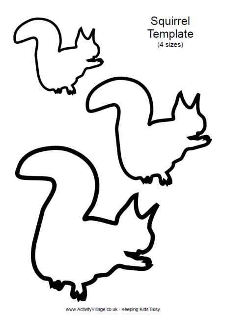 Squirrel Template Page 1