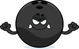 Angry bowling ball clipart