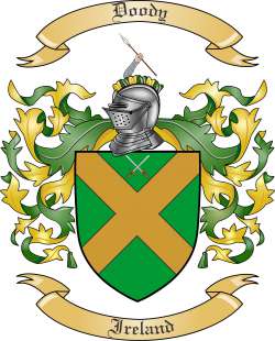 Doody Family Crest from Ireland by The Tree Maker