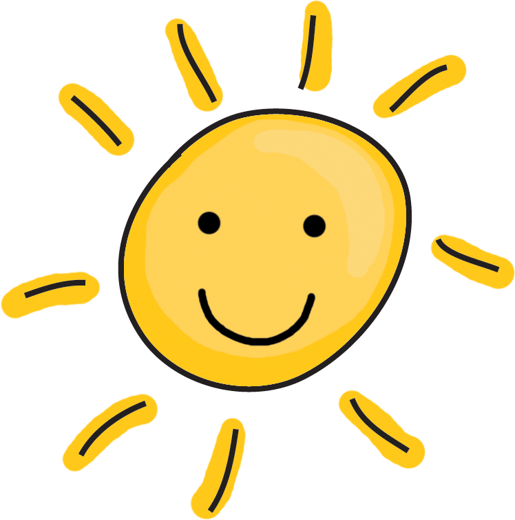 Cute Sun Cartoon Clipart