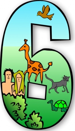 Clip Art 7 Days Of Creation Clipart