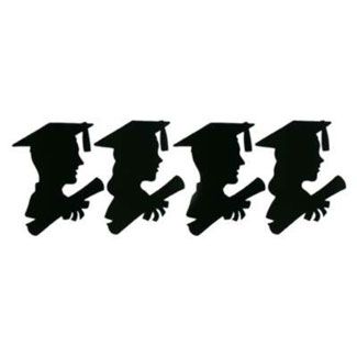 Boy Graduate Silhouettes