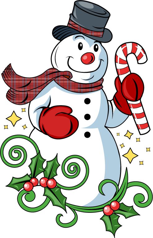 Free christmas clipart snowman