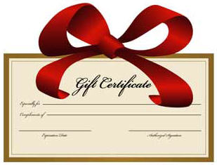 Birthday Gift Certificate Clipart