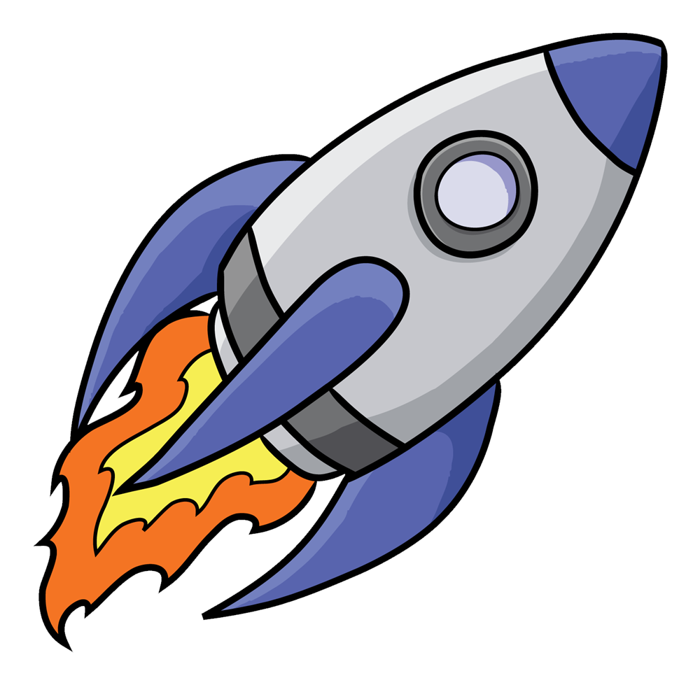 Clipart of rocket ship