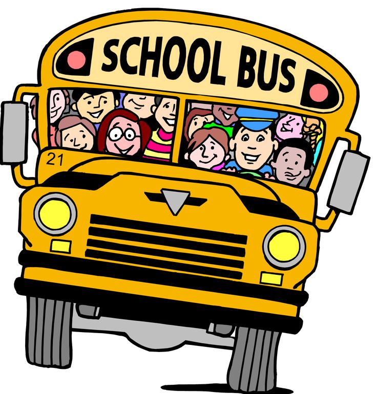Preschool school bus clipart