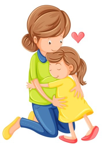 Mother Kiss Clipart