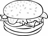 Food Clipart Free Black And White