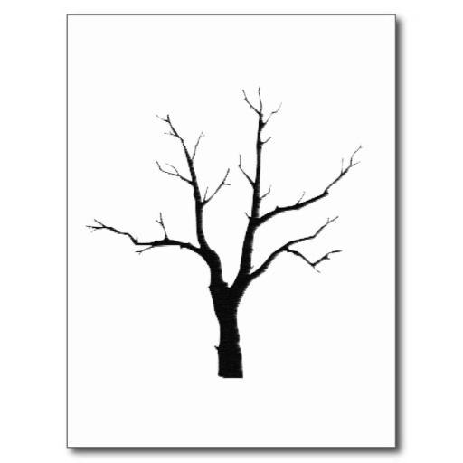 Winter Tree Black and White - Free Clipart Images