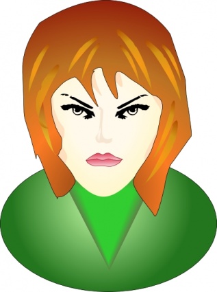 Angry Girl Clipart - Free Clipart Images