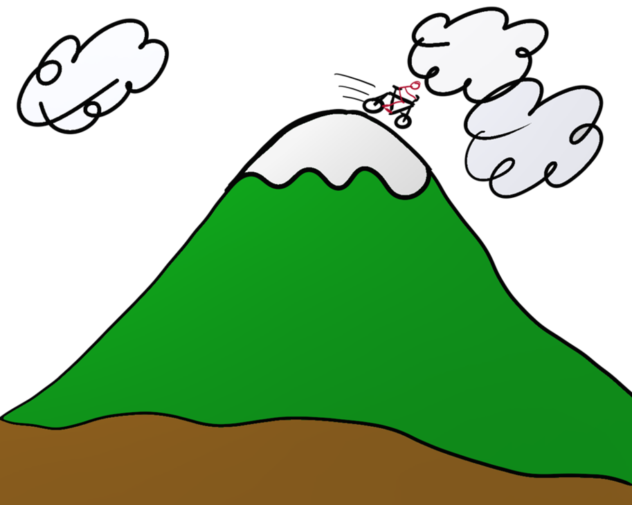 Over The Hill Clip Art - Tumundografico