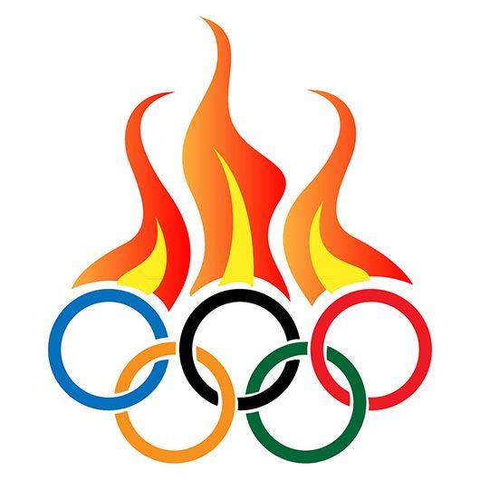 Logos, Logo design and Olympic flame