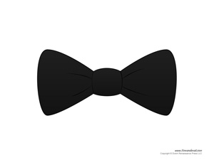 Best Photos of Black Bow Tie Template To Print - Bow Tie Template ...