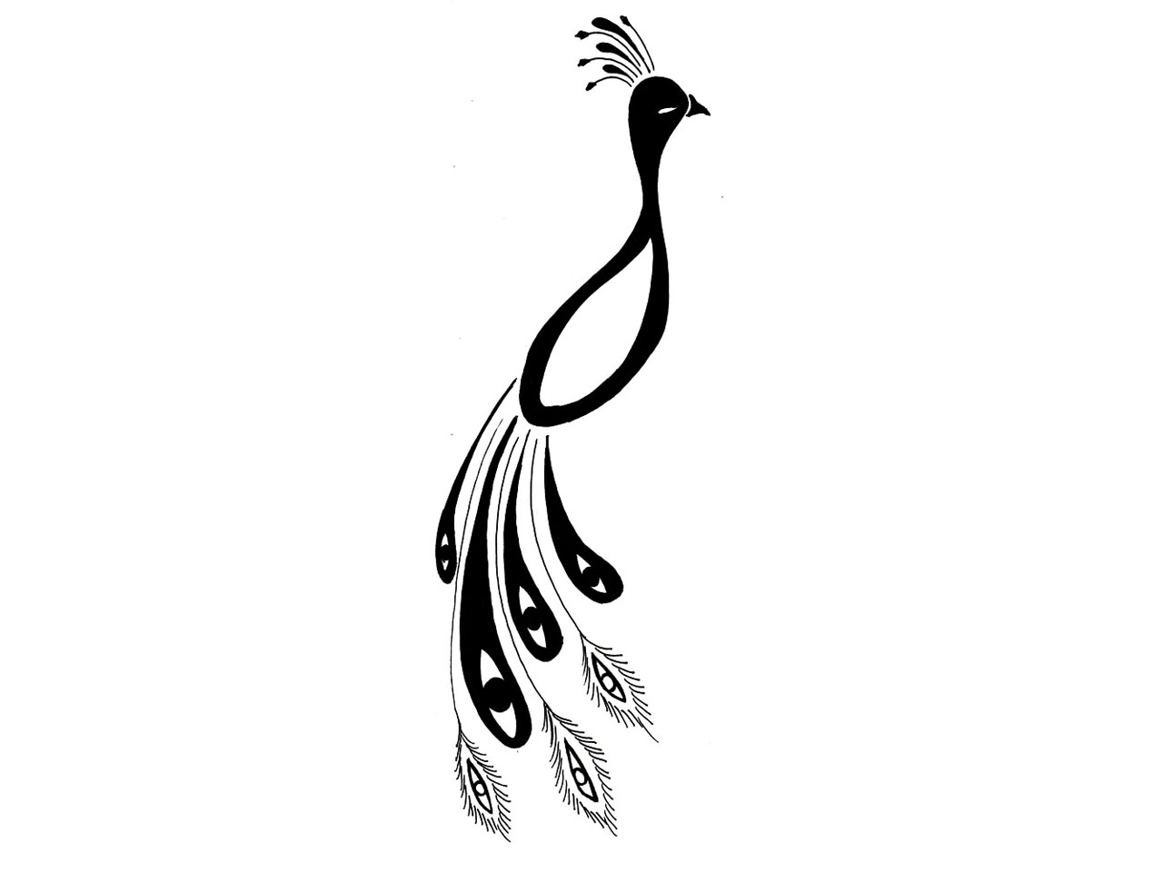 Basic Feather Outline Clipart