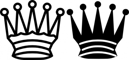 Queen Crown Black And White Clipart