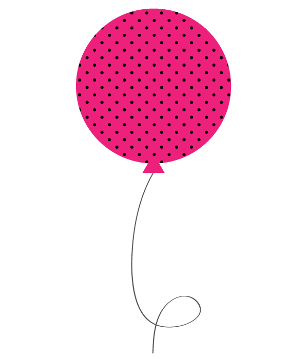 Pink balloons clip art