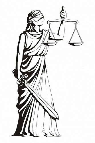 Blind justice clipart