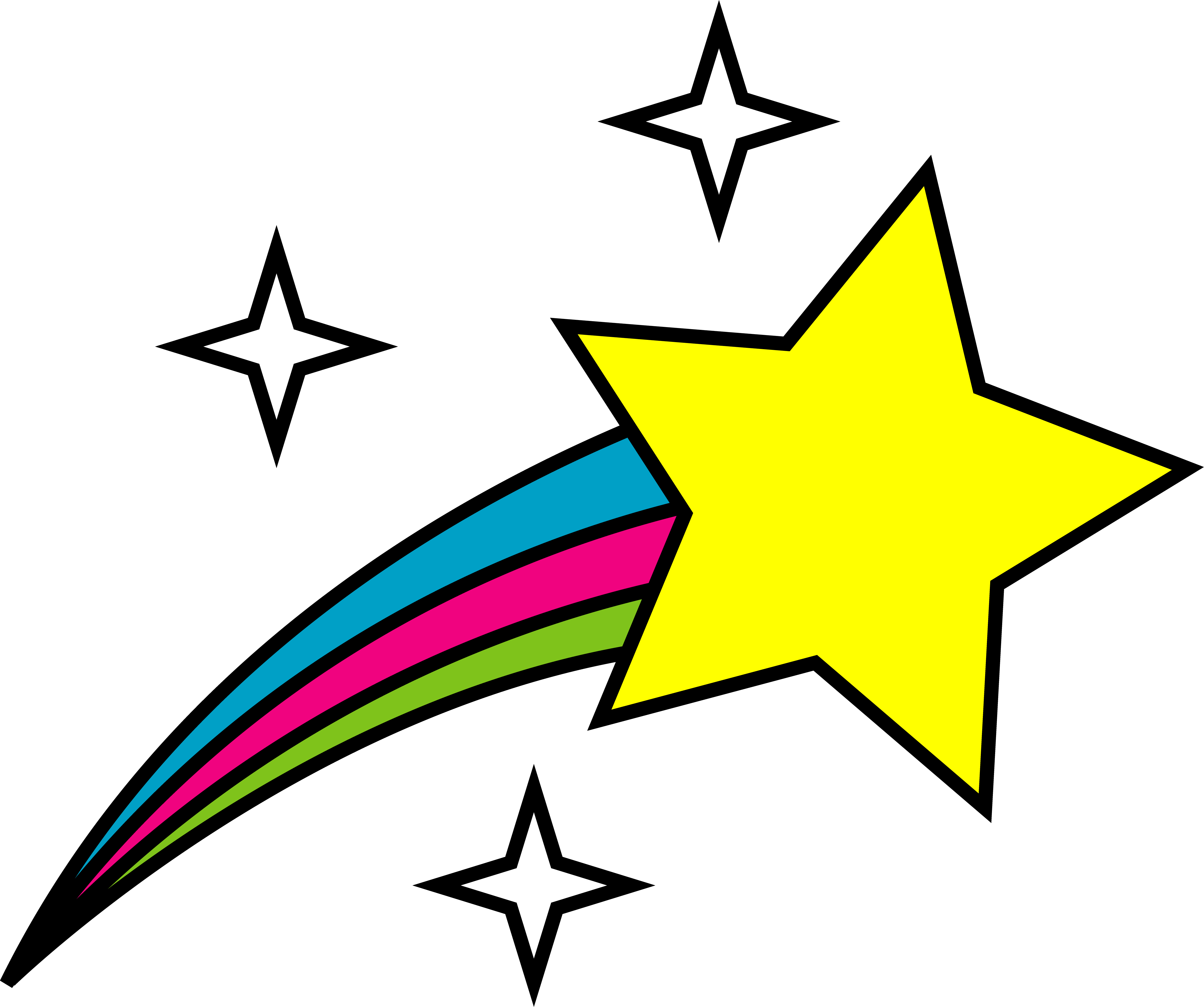 Falling star clipart - ClipartFox