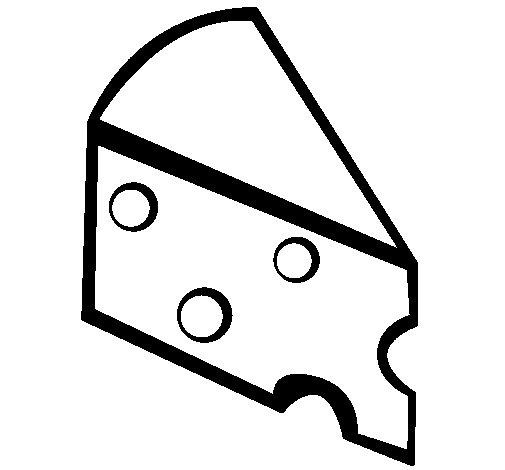 Cheese coloring page - Coloringcrew.com