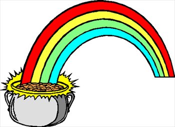 Rainbow And A Pot Of Gold - ClipArt Best