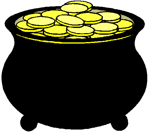 Pot Of Gold Clip Art - Tumundografico