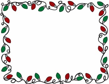 Christmas border christmas lights border clip art cliparting ...