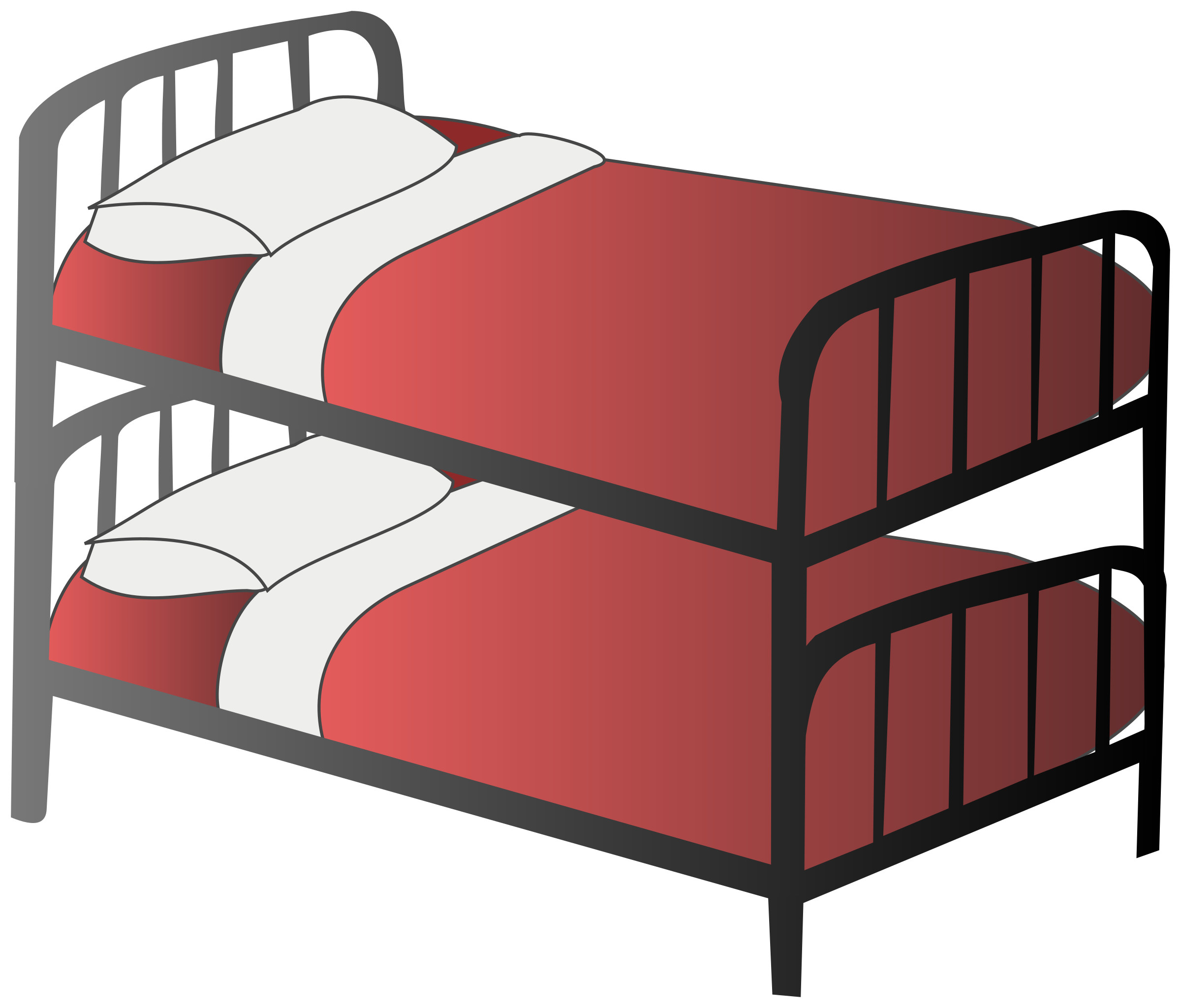 Clipart of bed