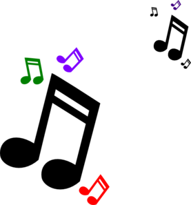 Colorful Musical Notes Png - Free Clipart Images