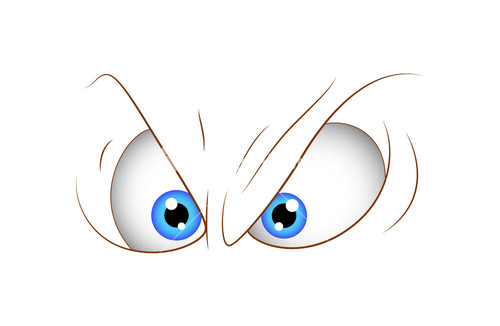 Angry Cartoon Eyes