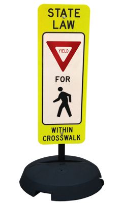 Yield to Pedestrian Signs