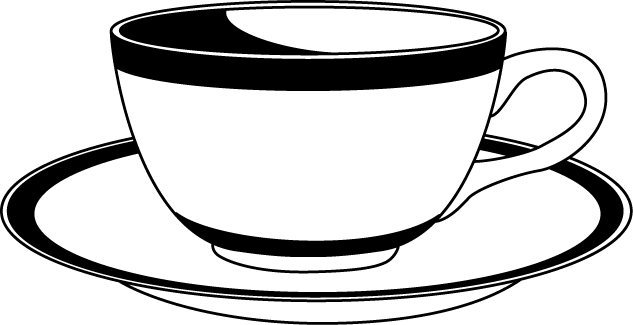 Clipart tea cup and saucer