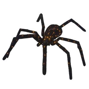 33 in. Animated Tinsel Spider with 100 Mini Lights-TY011-1024 at ...