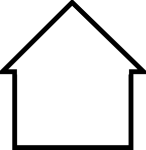 House clipart blank