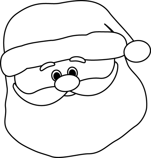 Santa clipart face