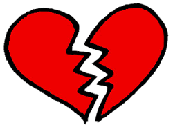 Break heart clipart - ClipartFox